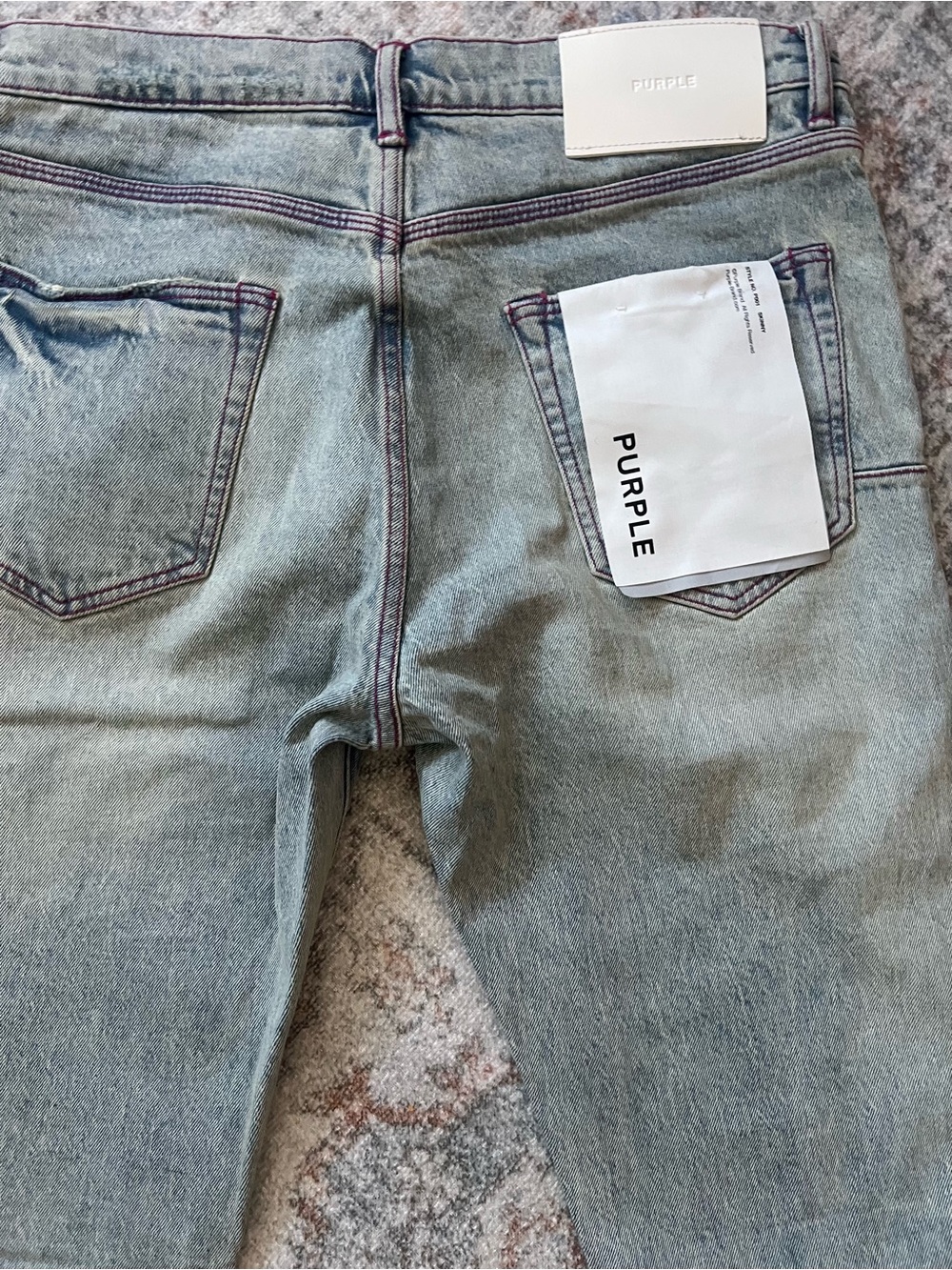 Purple Brand Men’s Skinny Jeans in Light Blue Wash - Size 33, tags attached - Picture 7 of 16